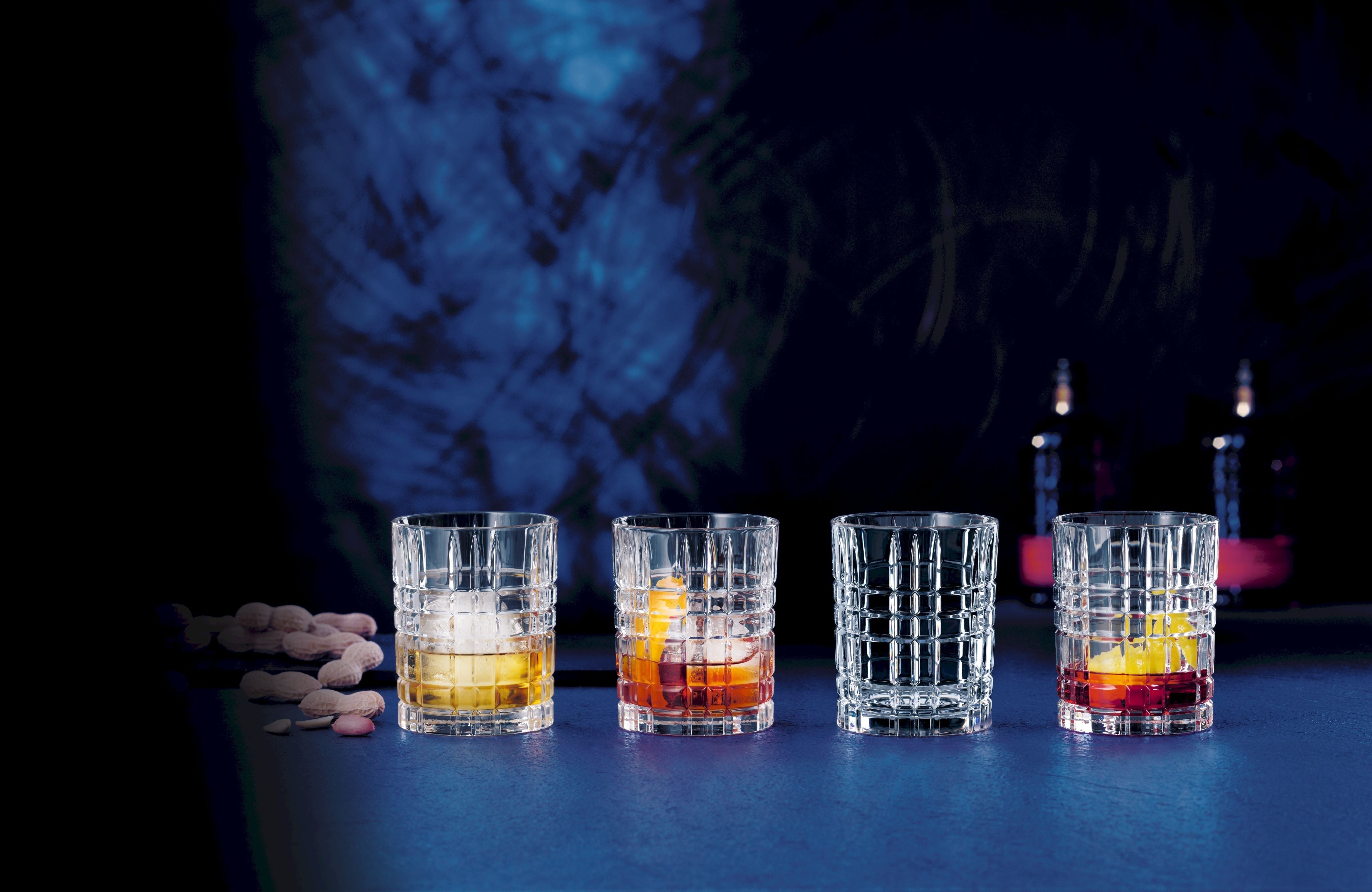 Nachtmann Square Whisky Glass 345 ml, zestaw 4