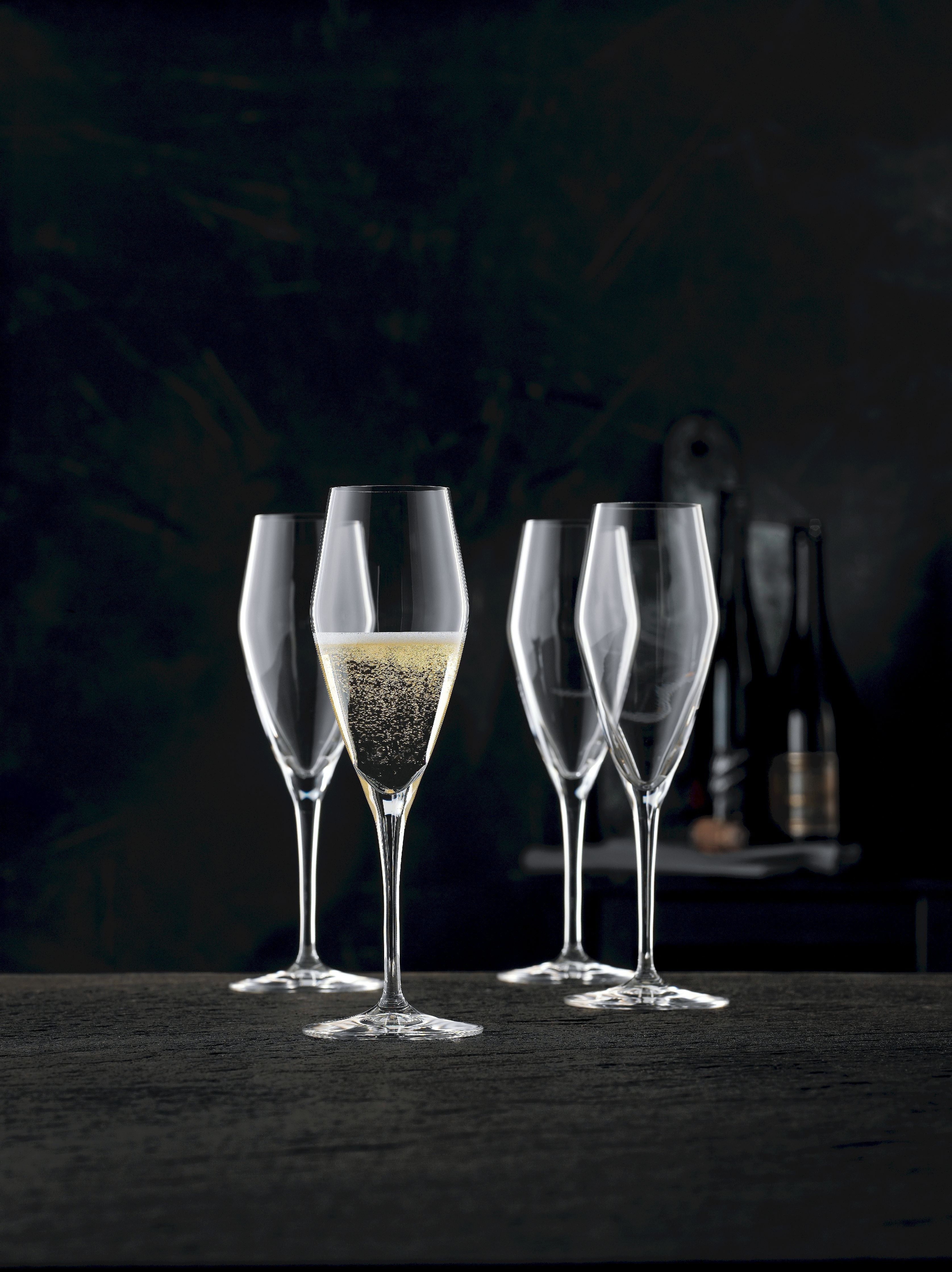 Nachtmann VI Nova Champagne Glass 280 ML, zestaw 4