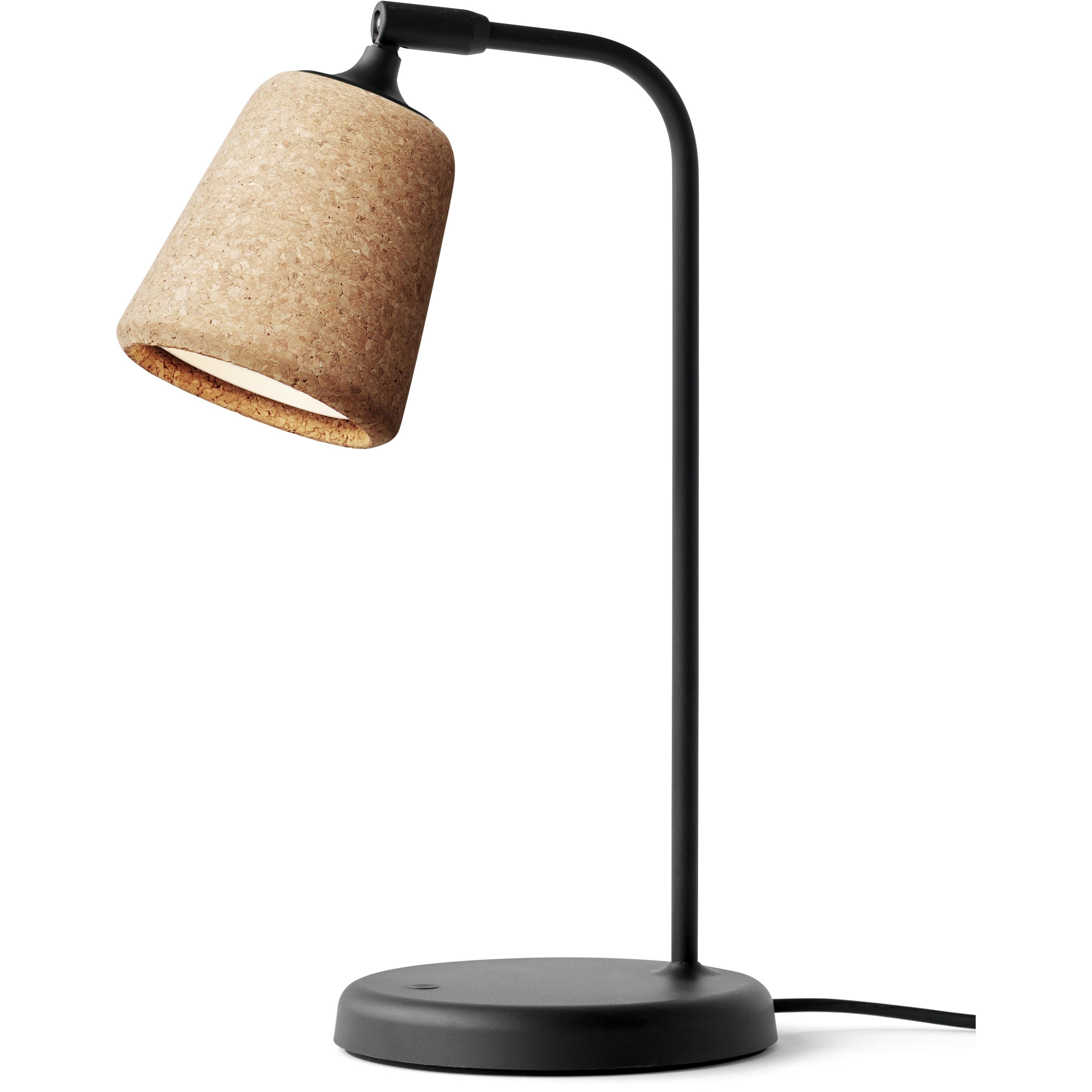 New Works Material Table Lamp, Natural Cork