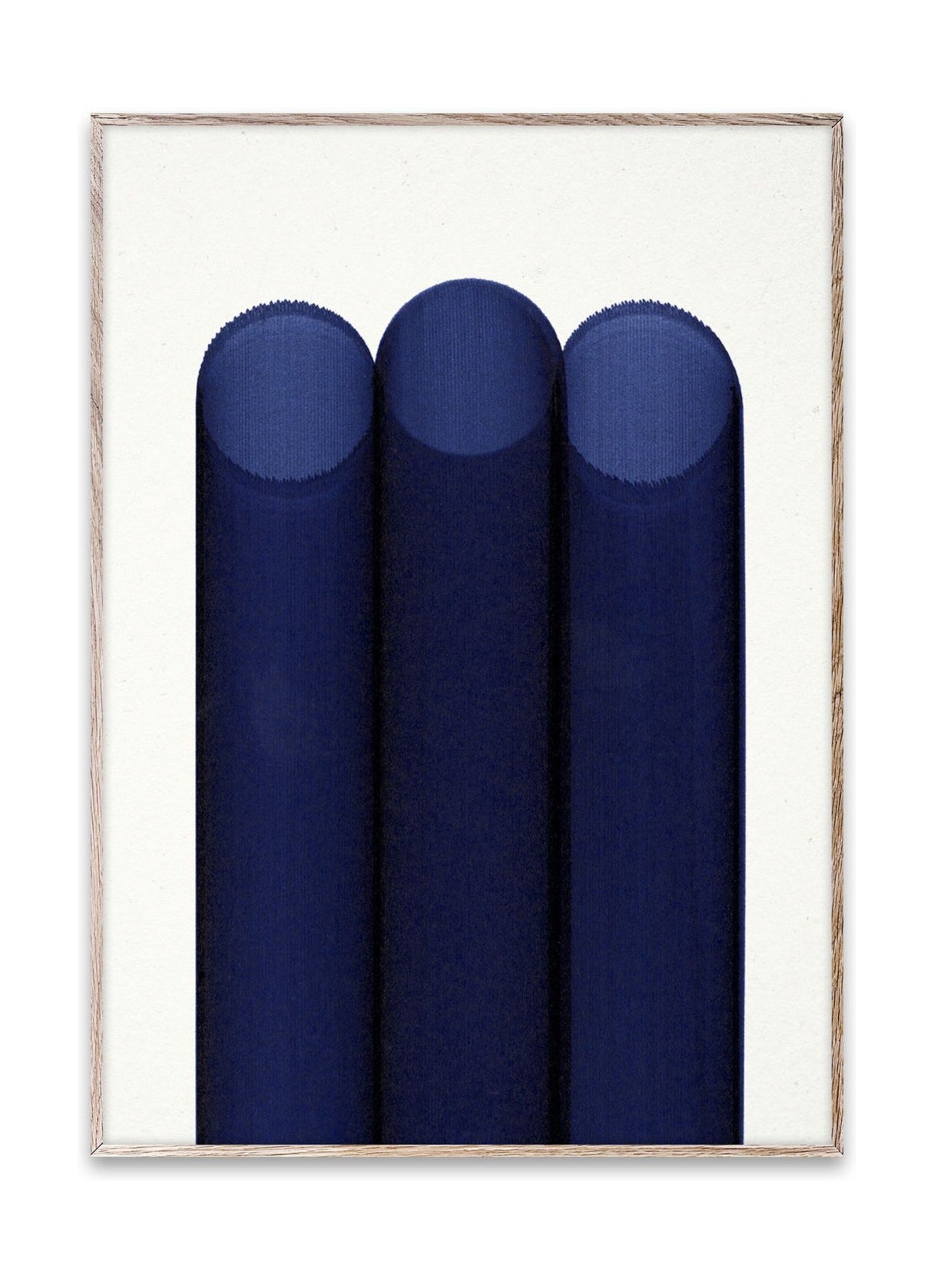 Papierowe zbiorowe rurki niebieskie, 30x40 cm