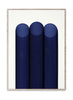 Papierowe zbiorowe rurki niebieskie, 50 x 70 cm