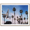 Papierowe kolektywne miasta koszykówki 02, plakat z Los Angeles, 30x40 cm