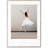 Papierowa esencja baletu 03 plakat, 50x70 cm