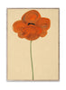 Papierowe zbiorowe pomarańczowe plakat Vallmo, 50 x 70 cm