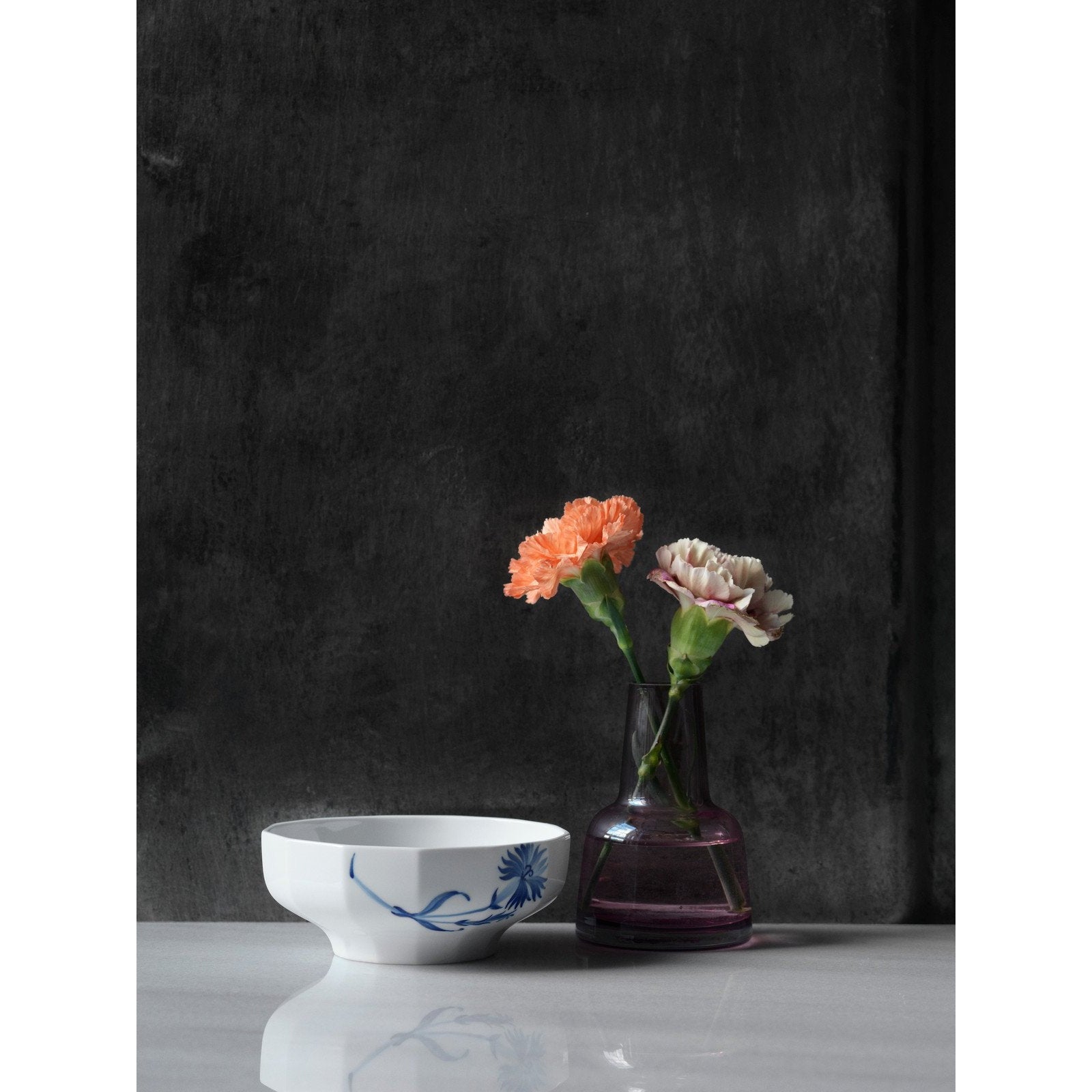 Royal Copenhagen Blomst Bowl Pachnące Carnation, 14 cm