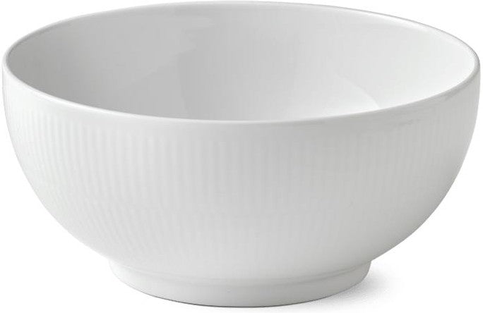 Royal Copenhagen White Flanted Bowl, 180cl