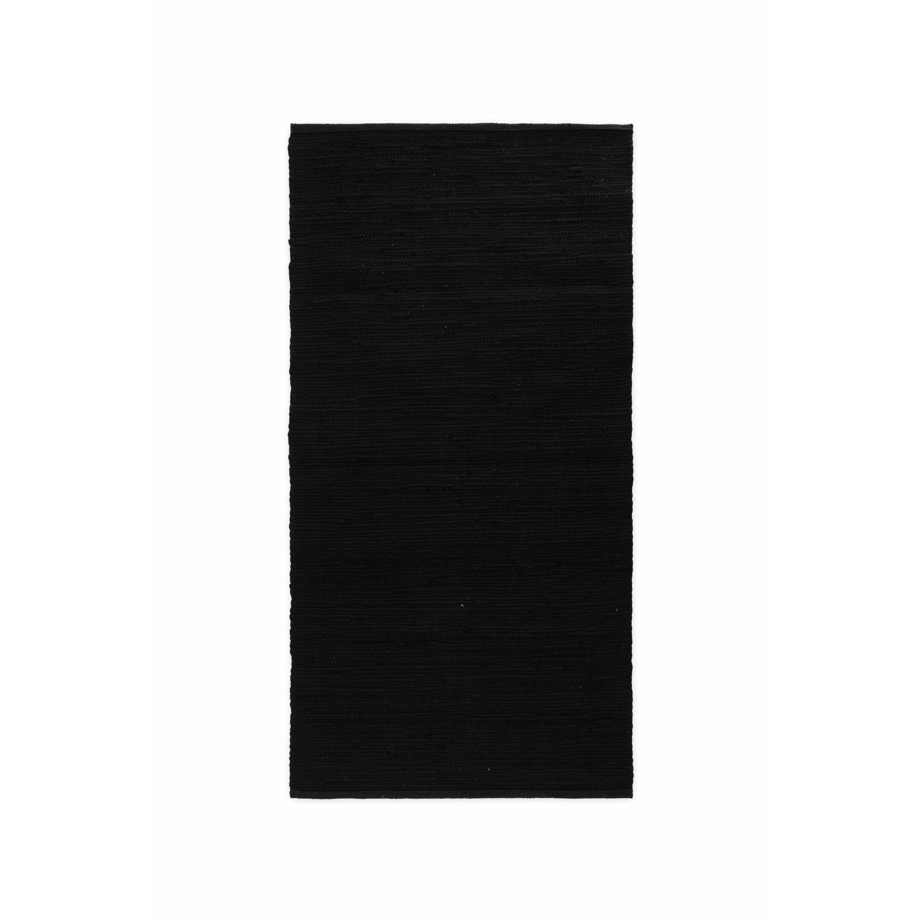 Dywany bawełniany dywan czarny, 170 x 240 cm