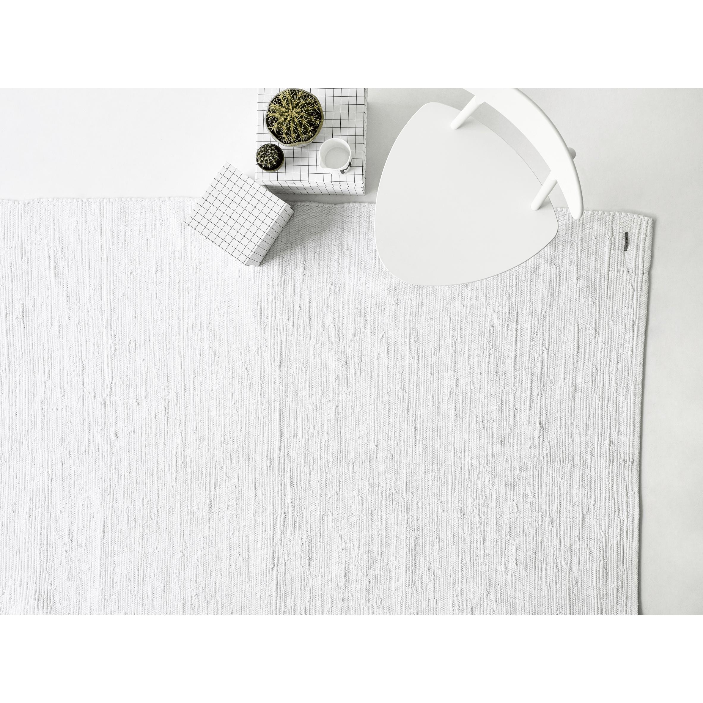 Dywany bawełniany dywan biały, 170 x 240 cm