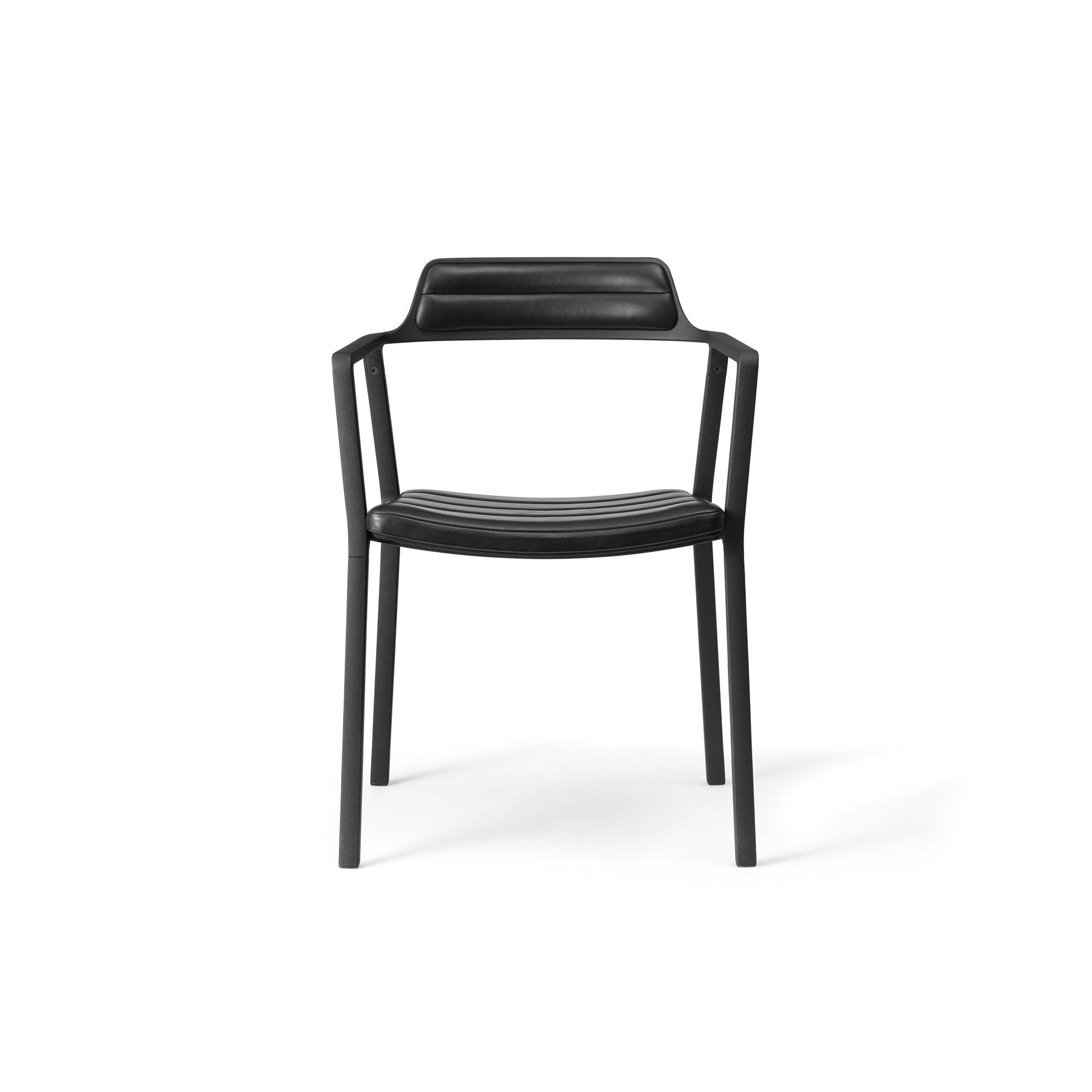 Vipp 451 krzesło m/ skóra, czarny