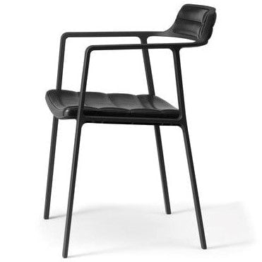 Vipp 451 krzesło m/ skóra, czarny