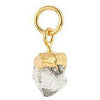 Vincent Monthly Stone wisiorek April Herkimer Diamond Gold Gold
