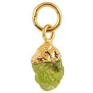 Vincent Monthly Stone wisiorek August Peridot Gold Plaked