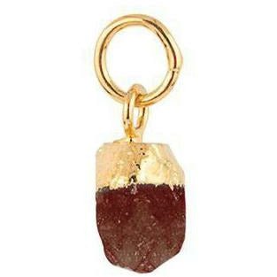 Vincent Monthly Stone wisiorek lipiec Ruby Gold plated