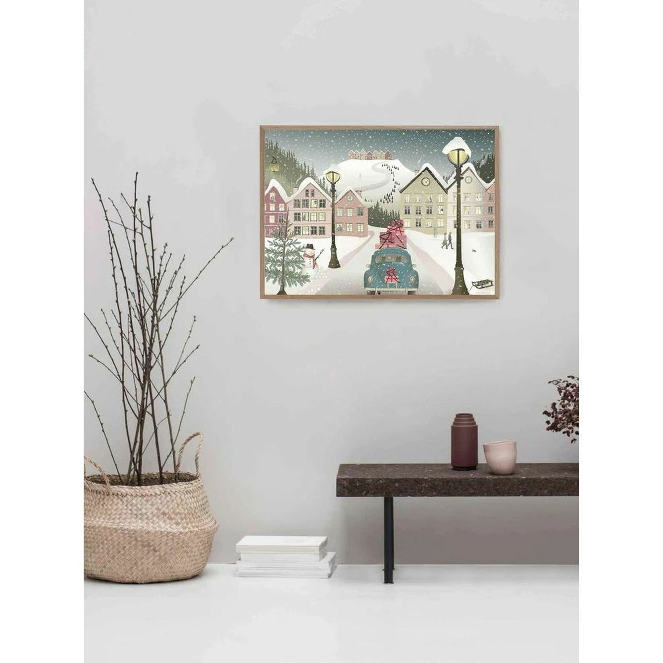 Vissevasse Let It Snow Plakat, 30 x 40 cm