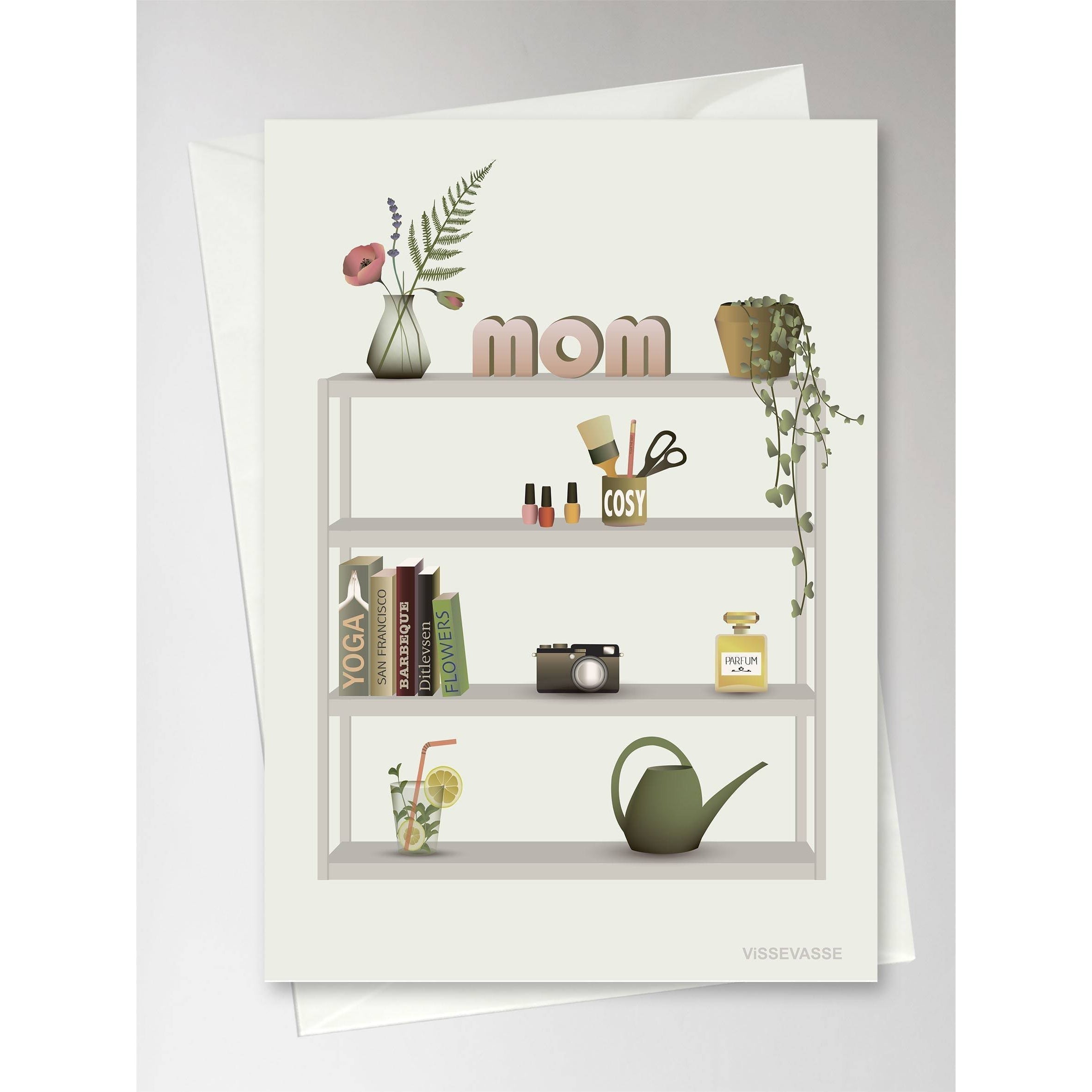 Vissevasse Mother's Favorites Karta z życzeniami, 10,5 x 15 cm