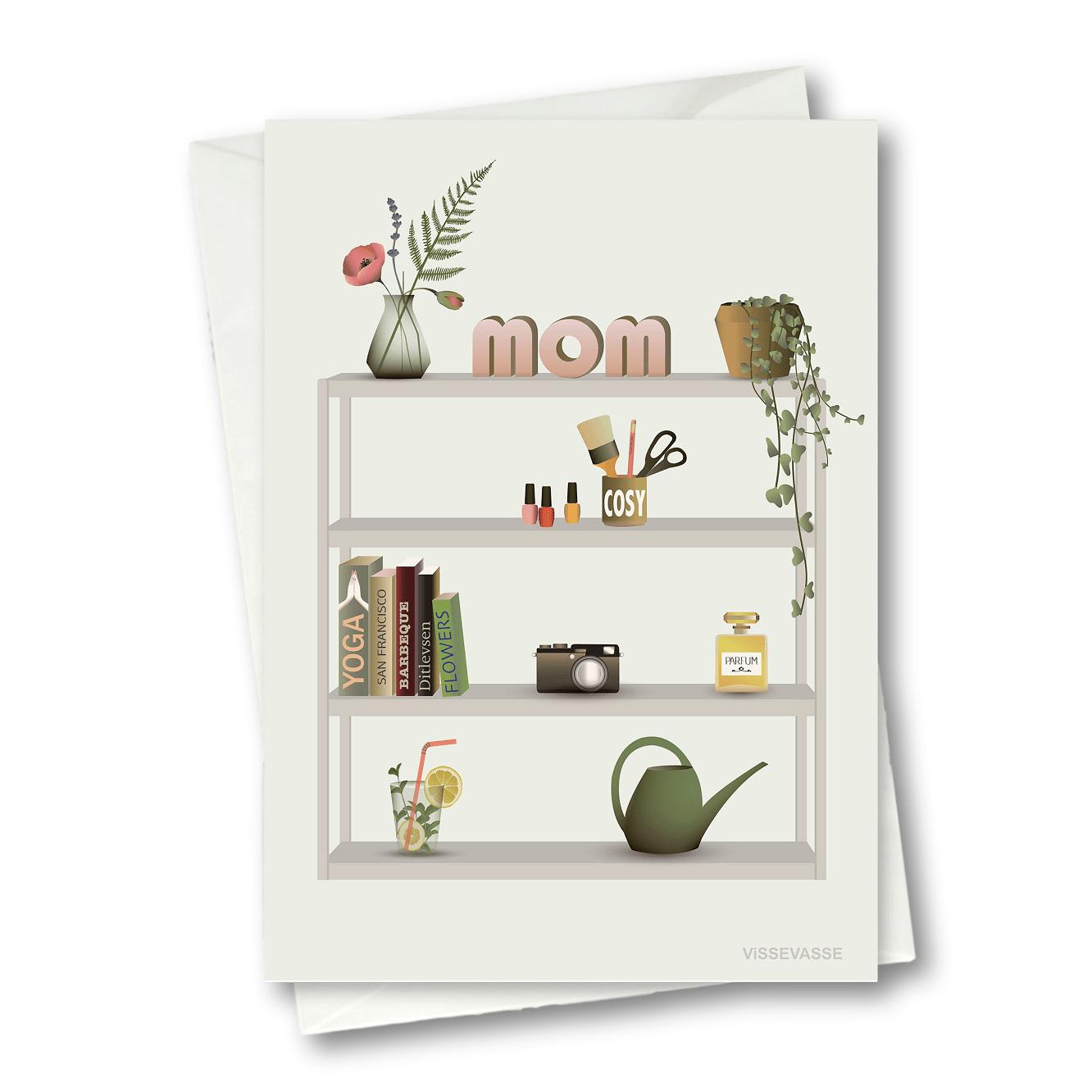 Vissevasse Mother's Favorites Karta z życzeniami, 10,5 x 15 cm