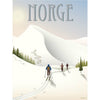 Vissevasse Norwegia „Cross Country Skiing”, 15x21 cm