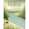 Plakat Vissevasse Norwegia „Fjellet”, 50x70 cm