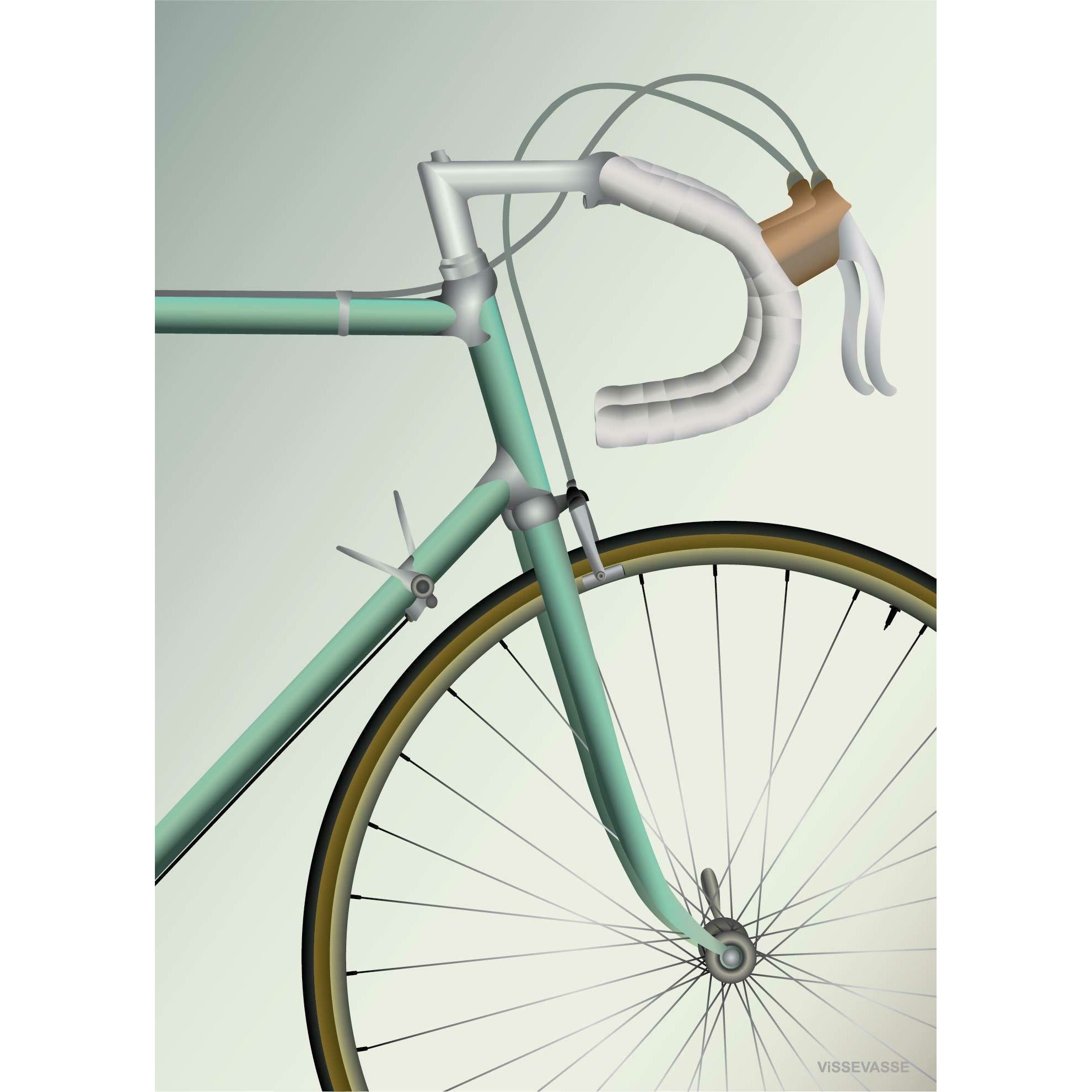 Plakat rowerowy Vissevasse, 70 x 100 cm