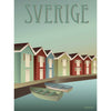 Plakat Vissevasse Sweden Archipelag, 30 x 40 cm