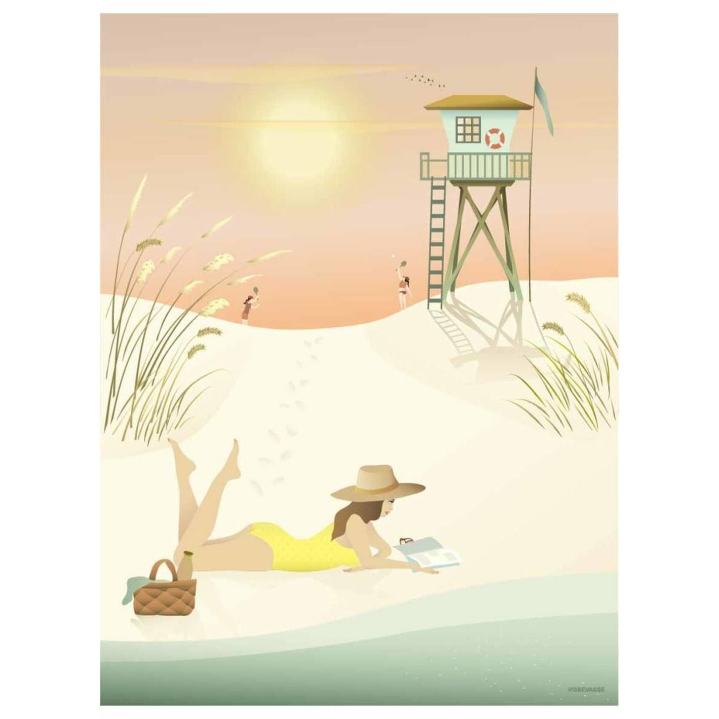 Plakat Vissevasse Sunny Days, 30 x 40 cm