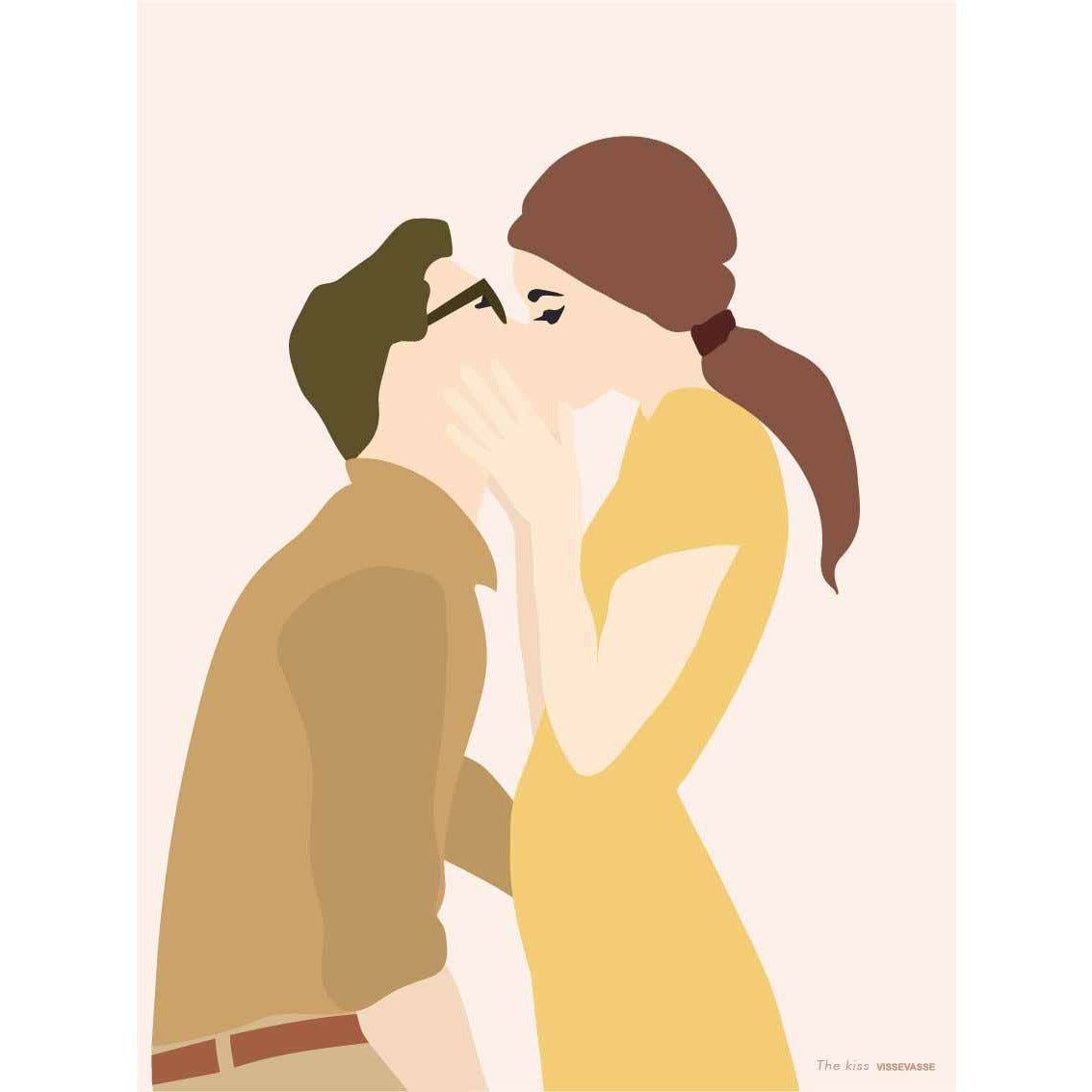 Vissevasse plakat pocałunku, 30 x 40 cm
