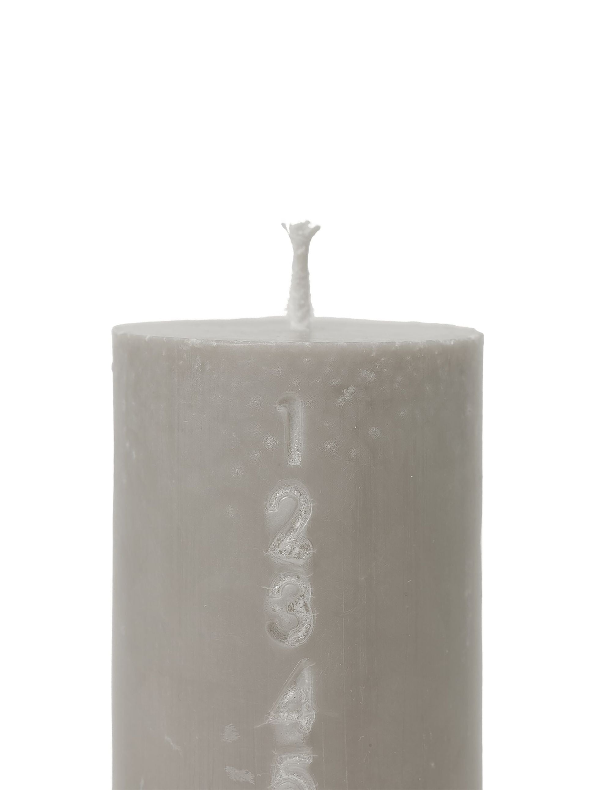 Ferm Living Pure Advent Candle, Fossil Taupe